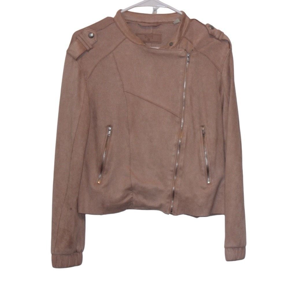 BLANKNYC suede moto Jacket dusty pink Women Size XS